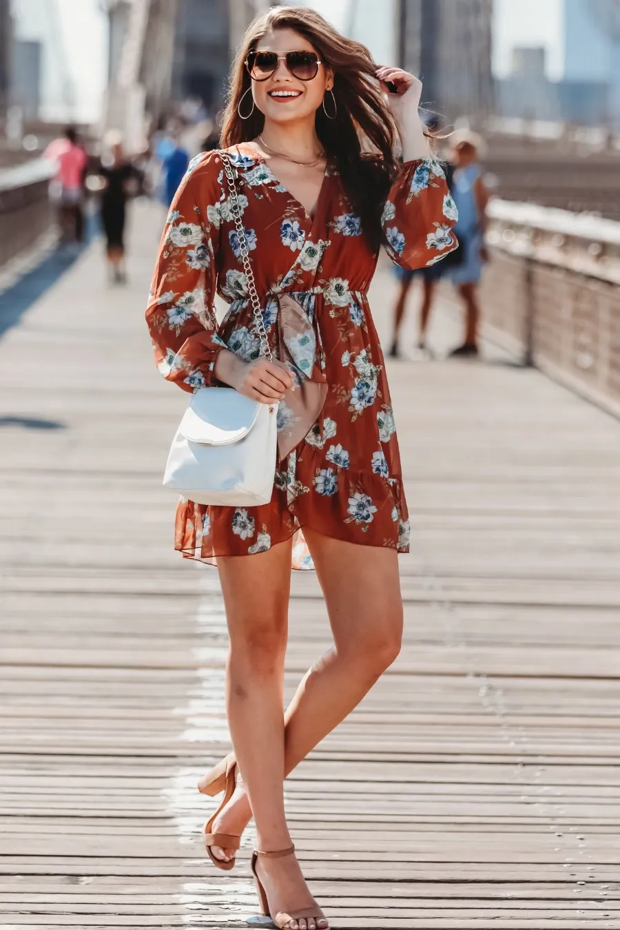 Annie Floral Wrap Dress