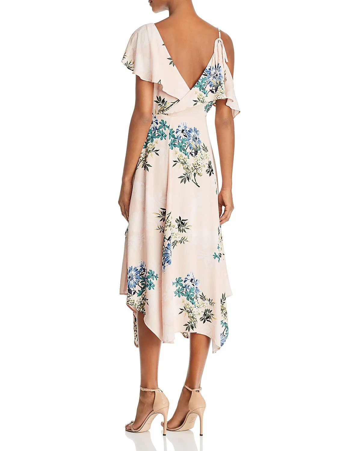 ASTR Yessenia Floral Wrap Dress