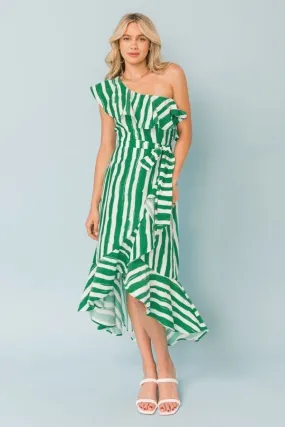 Asymmetrical Wrap Dress