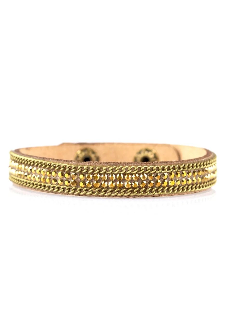 Babe Bling Brass Wrap Bracelet