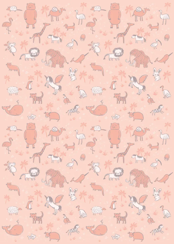 Baby Animals Gift Wrap