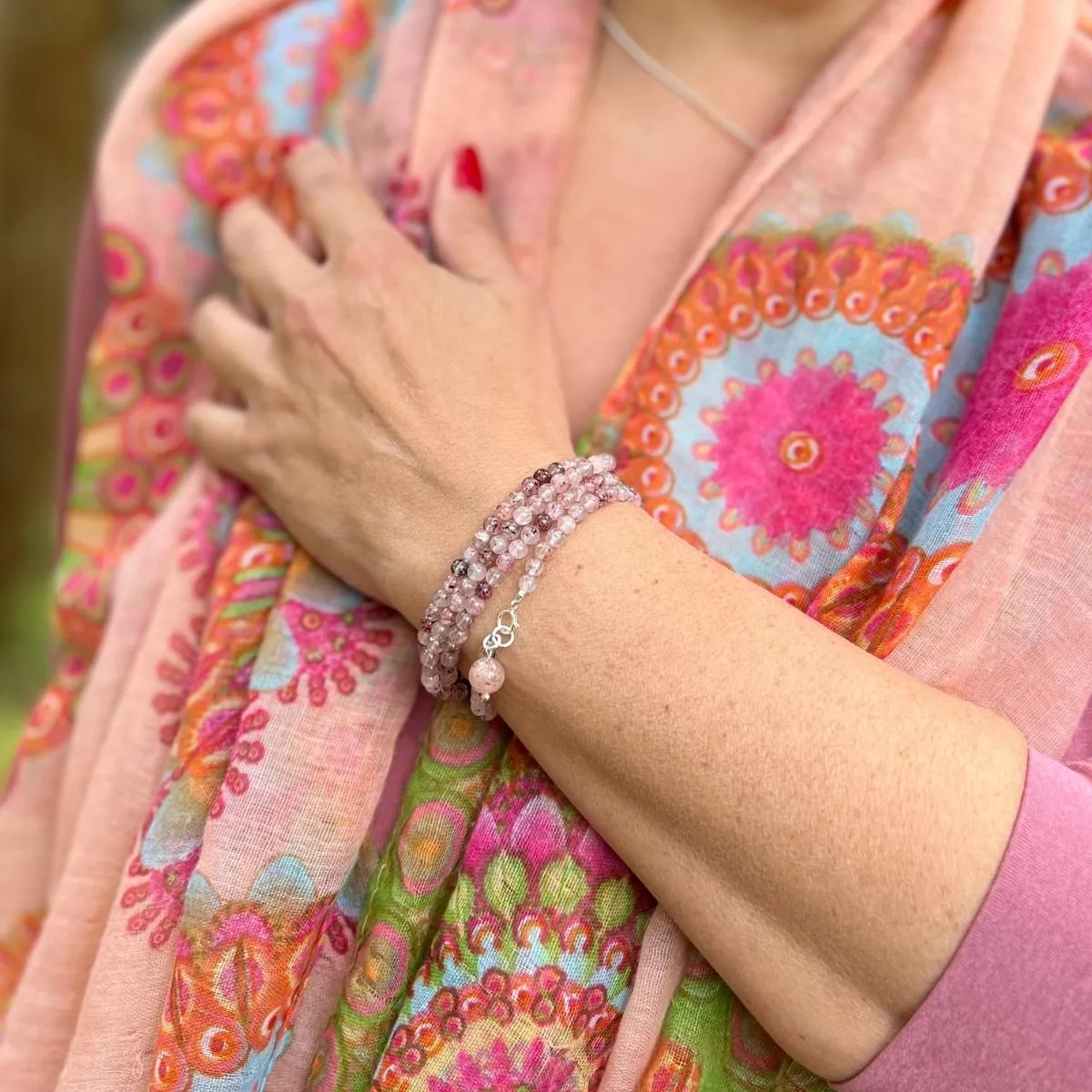 Blissful Berry Wrap Bracelet