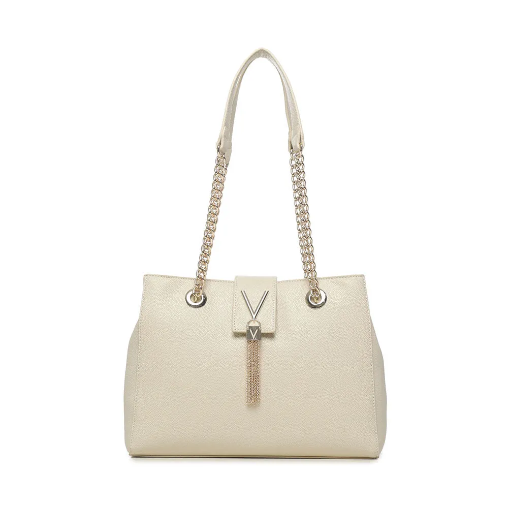 Borsa Donna a Spalla Misura Media VALENTINO BAGS linea Divina Colore Beige