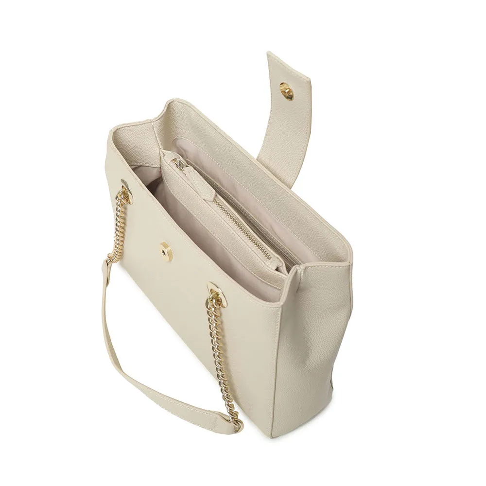 Borsa Donna a Spalla Misura Media VALENTINO BAGS linea Divina Colore Beige