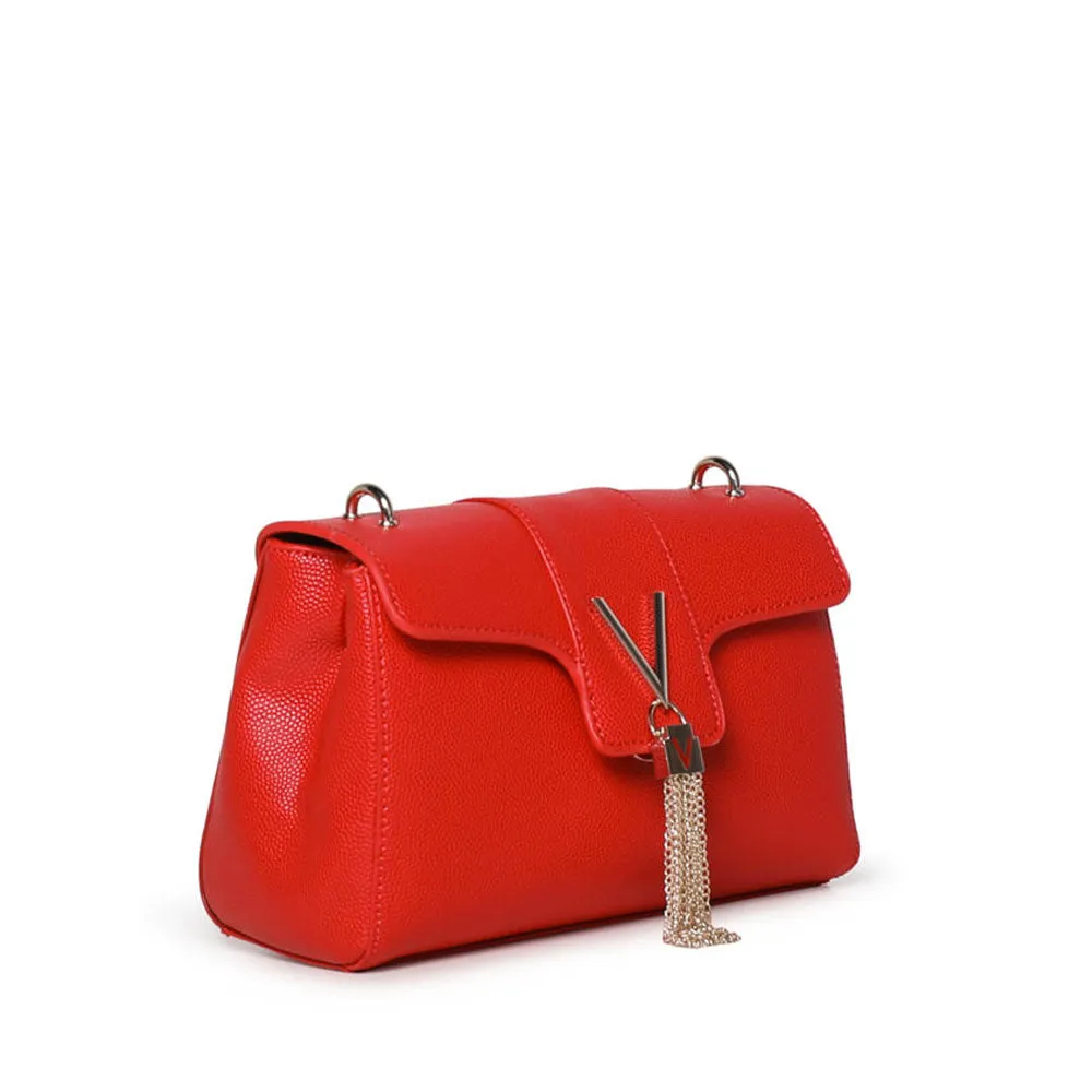 Borsa Donna a Spalla VALENTINO BAGS linea Divina Colore Rosso Misura Piccola