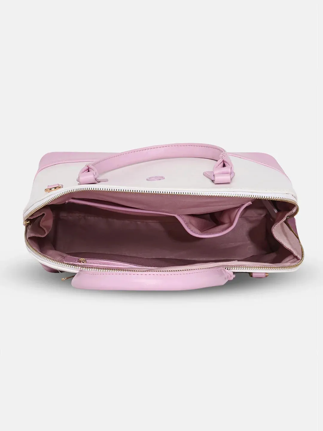 Caprese Aurora Color Changing Satchel Medium Pink