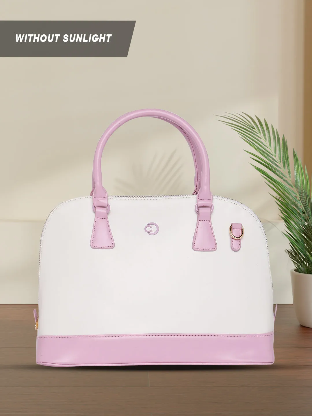 Caprese Aurora Color Changing Satchel Medium Pink