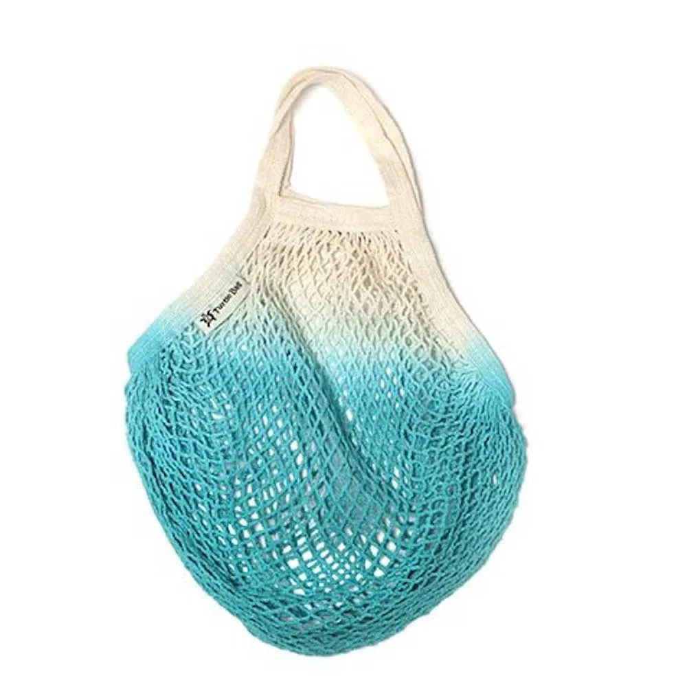 Dip-Dye Organic Cotton Short-Handled String Bag by Turtle Bags - Various Colours