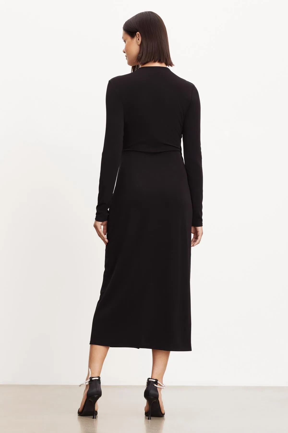 ELIANA WRAP MIDI DRESS