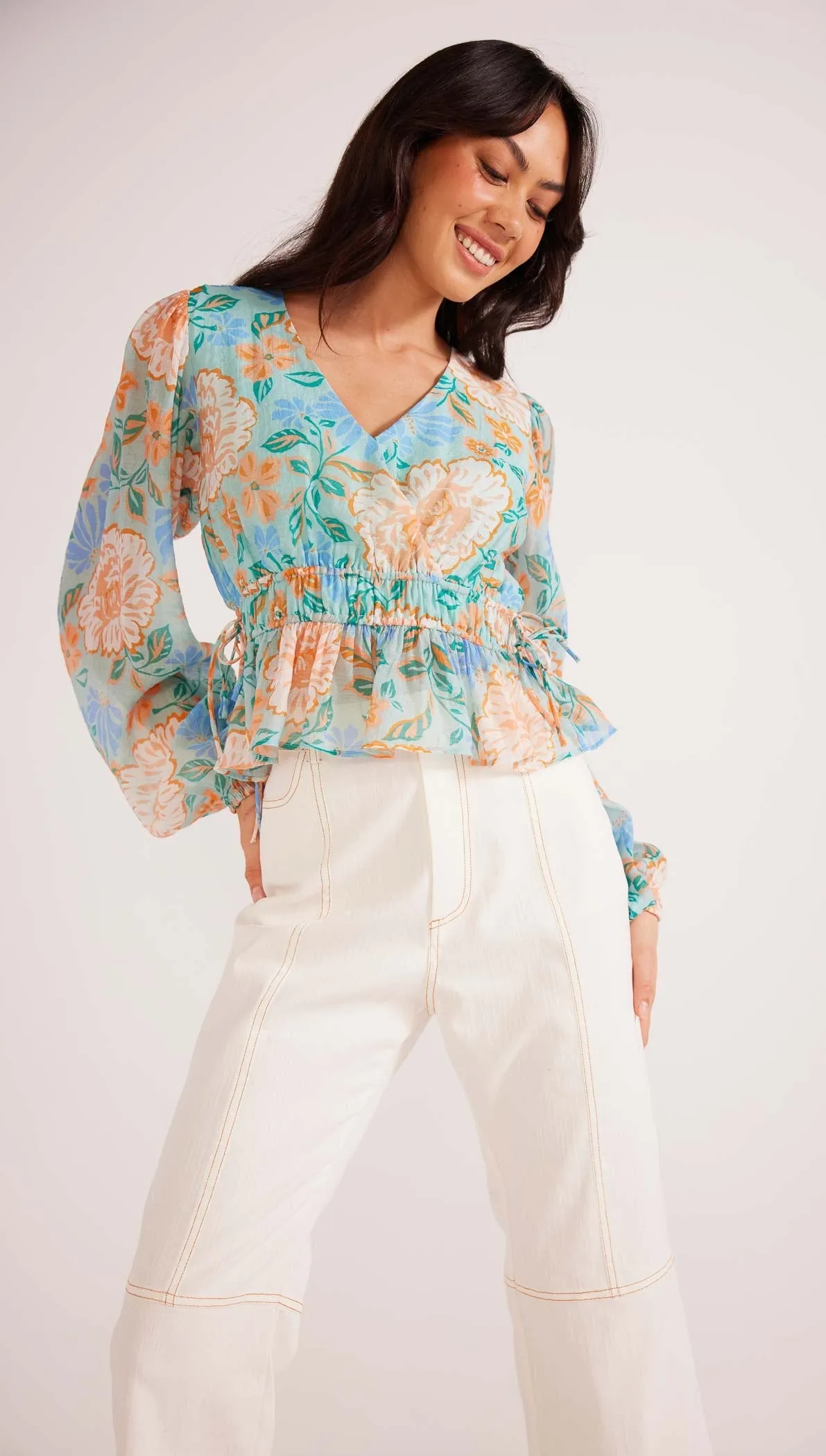 Evelyn Wrap Blouse