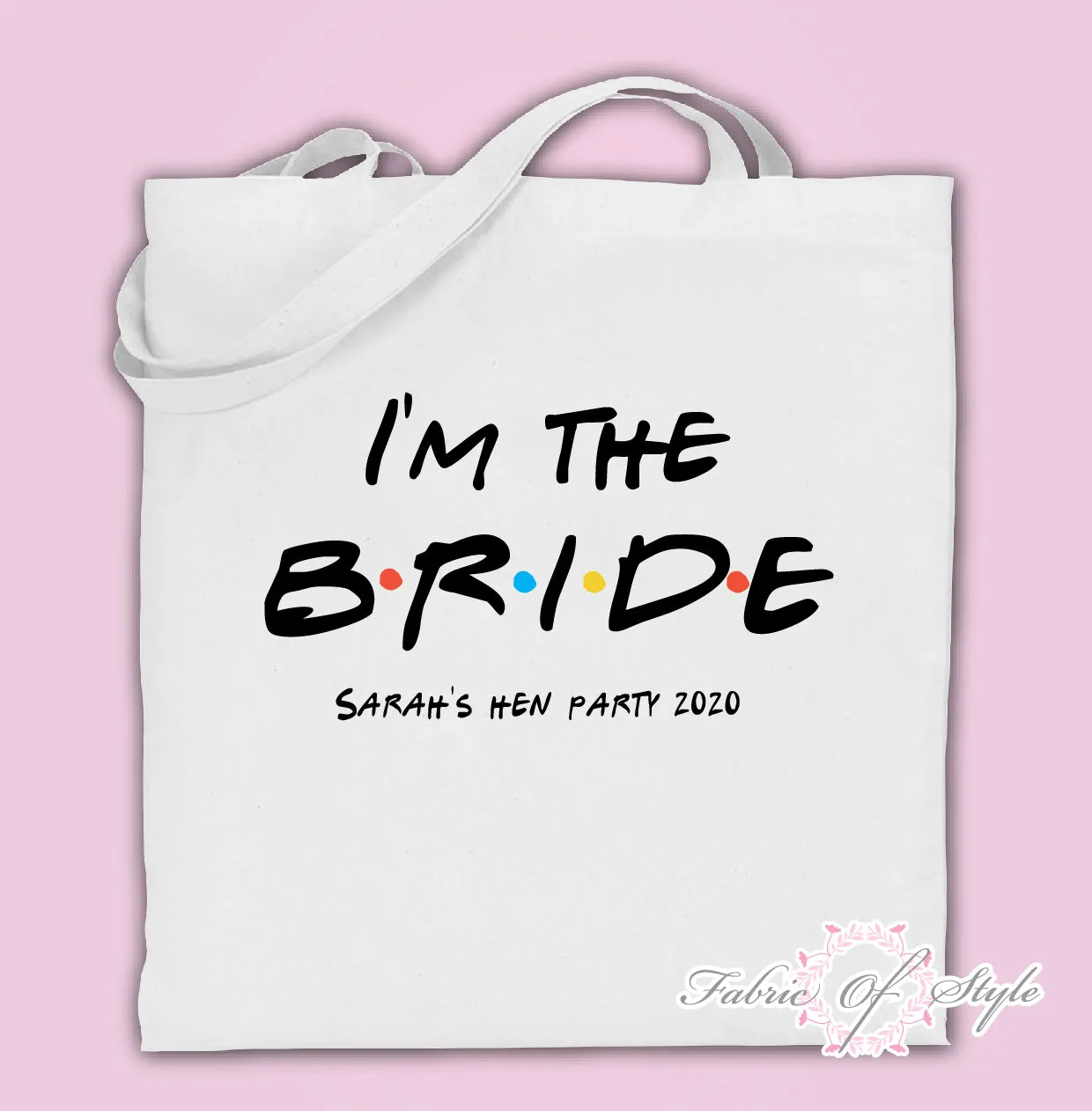 Friends I do Crew Hen Do Party Bride Tribe Custom Personalised Ladies Tote Bags