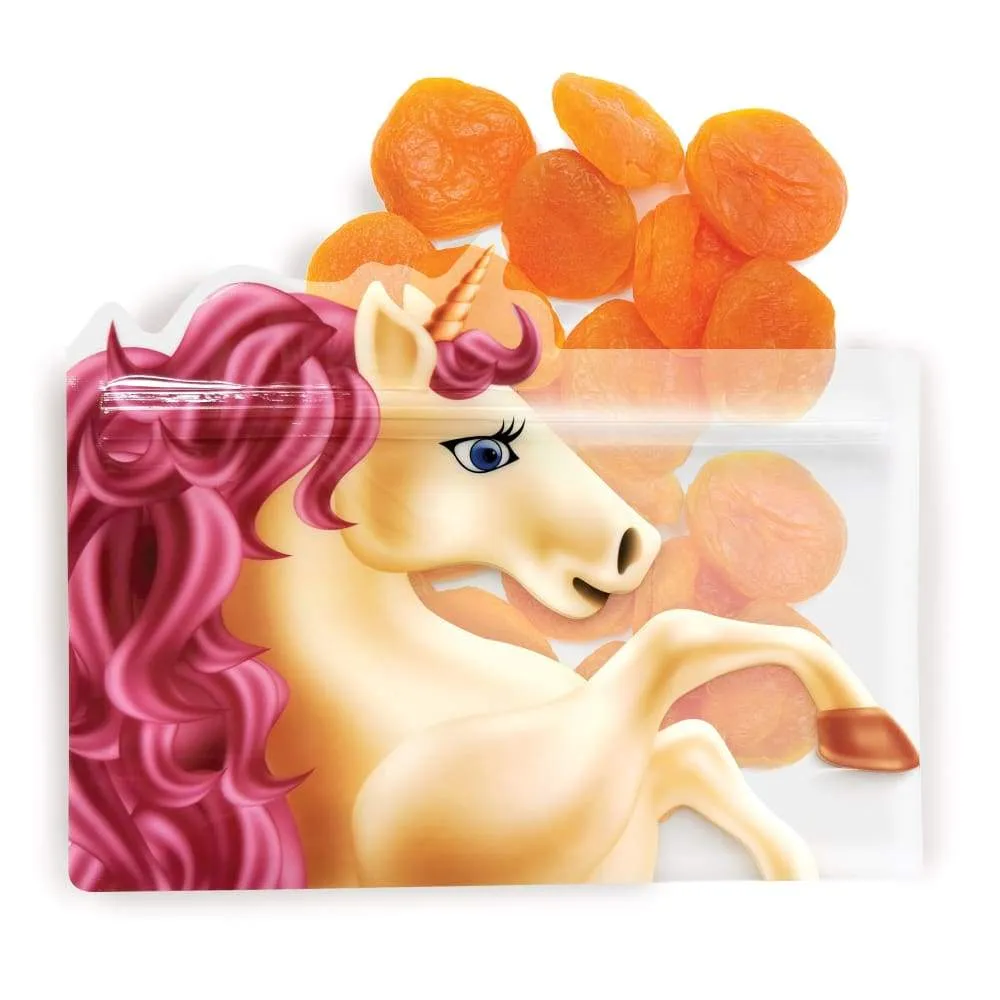 IS Gift Reusable Zip Lock Bags (Set of 8) - Unicorns