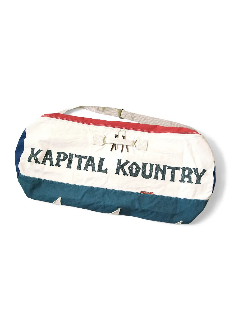 Kapital #8 Canvas MILLION-DOLLAR Boston Bag - Tricolor