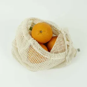 Large Recycled Cotton Mesh Produce Bag