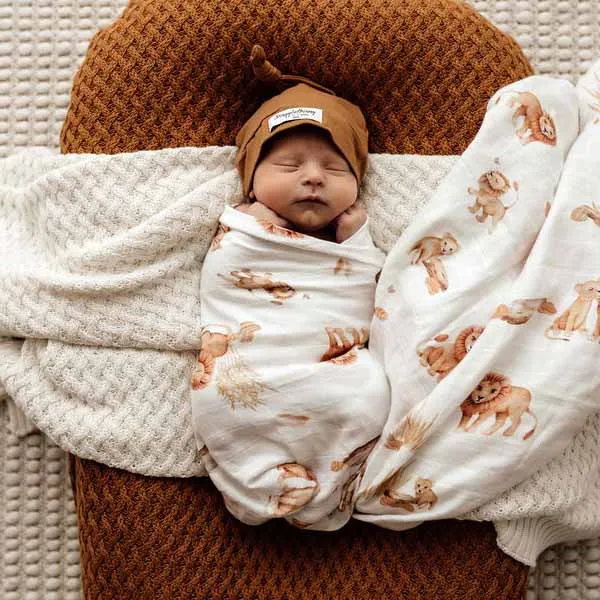 Lion - Organic Muslin Wrap