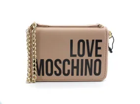 LOVE MOSCHINO Portafoglio Bags Charms Zip Tracolla Natural Nude JC6401PP1ELT0107