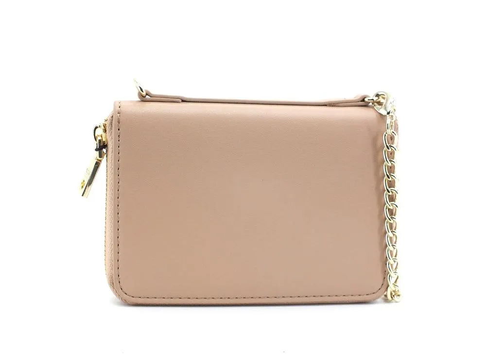 LOVE MOSCHINO Portafoglio Bags Charms Zip Tracolla Natural Nude JC6401PP1ELT0107