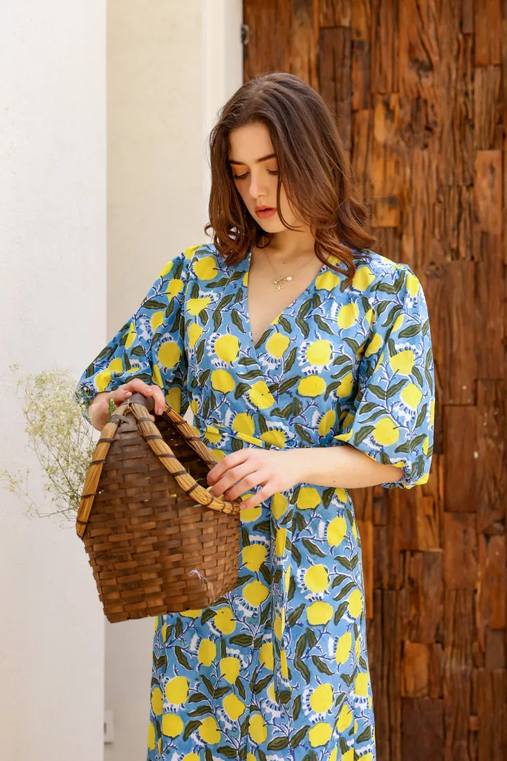 Lulu - Lemon Love Wrap Midi