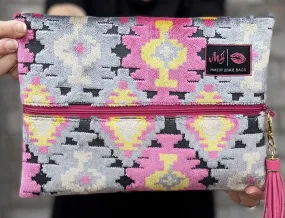 Makeup Junkie Bags - Aztec Pink [Pre-Order]