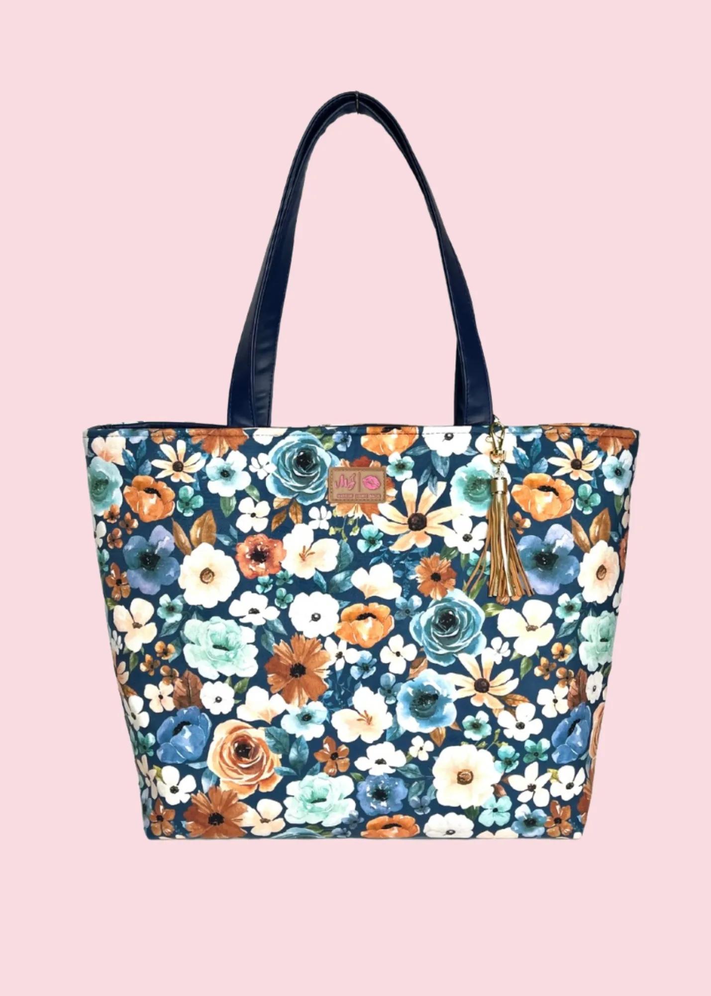 Makeup Junkie Bags - Blue Garden Tote [Pre-Order]