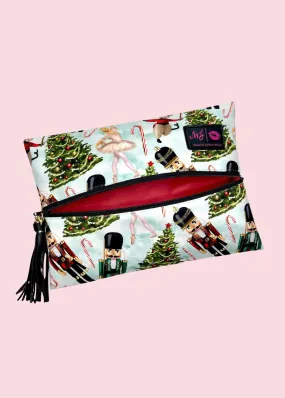 Makeup Junkie Bags - Candy Cane Nutcracker Flat Lay [Pre-Order]