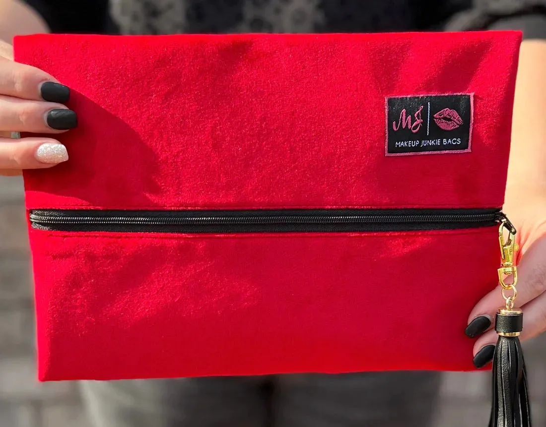 Makeup Junkie Bags - Crimson Velvet [Pre-Order]