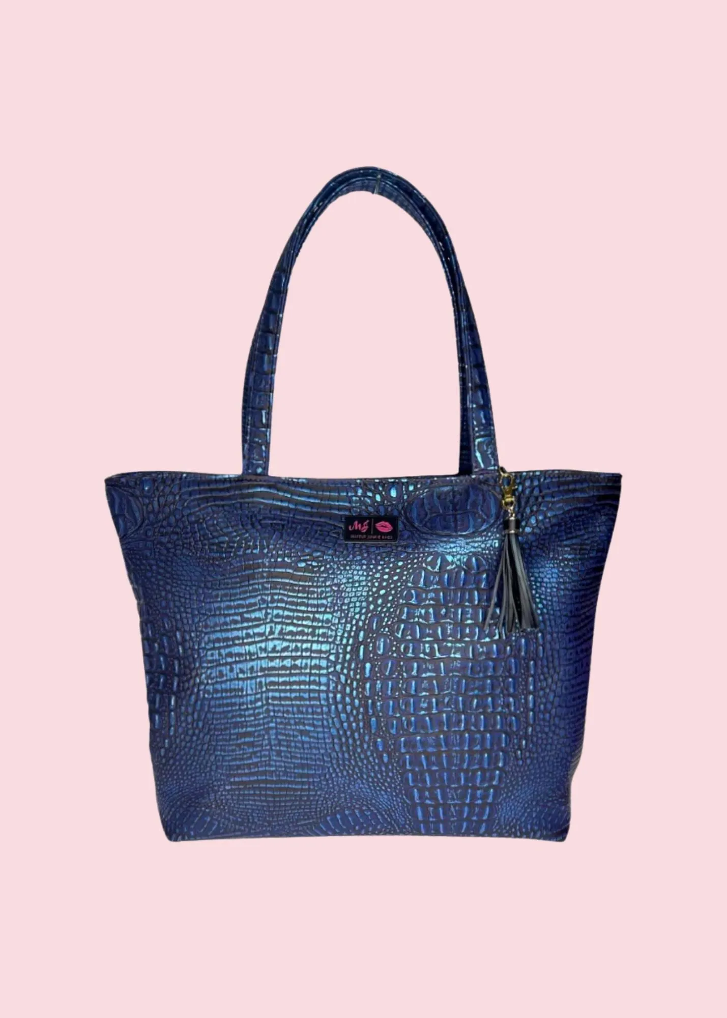 Makeup Junkie Bags - Ice Gator Indigo Tote [Pre-Order]