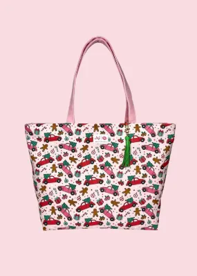 Makeup Junkie Bags - Pink Gingerbread Tote [Pre-Order]