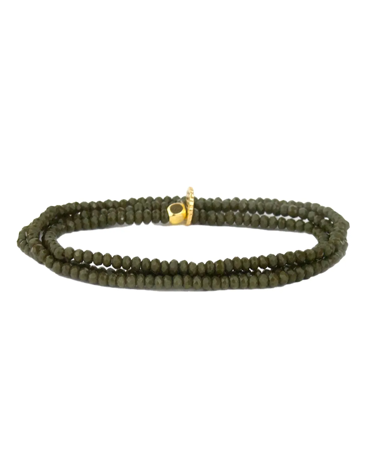 Mini Stretch Wrap Bracelet (Army)