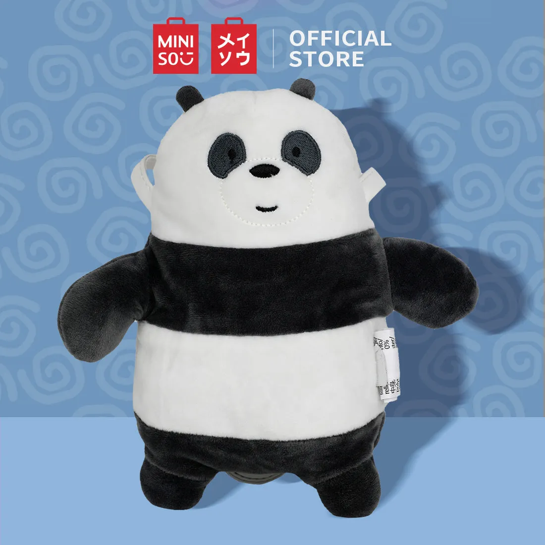 MINISO x We Bare Bears - Plush Crossbody Bag Sling Bag