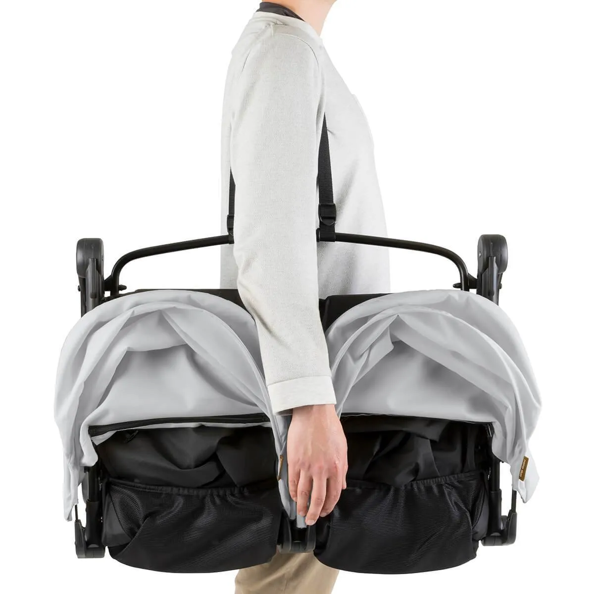 Mountain Buggy Nano Duo with 2x Sleeping Bags - Silver