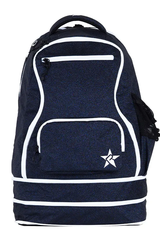 Mystic Navy Rebel Dream Bag with White Zipper