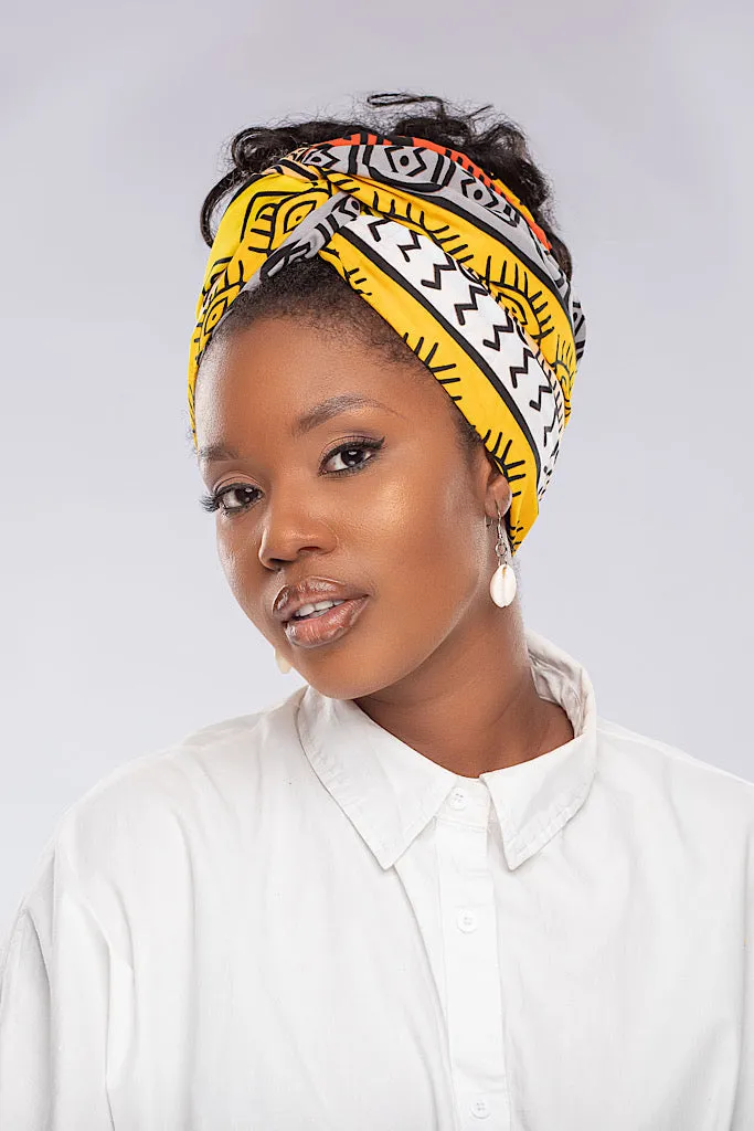 Nafa Ankara Print Head Wrap