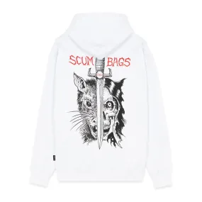 Propaganda sweatshirt with hood and kangaroo pocket Bags Hoodie 22FWPRFE771-02 white