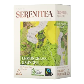 Serenitea Lemongrass & Ginger 25 Pyramid Tea Bags