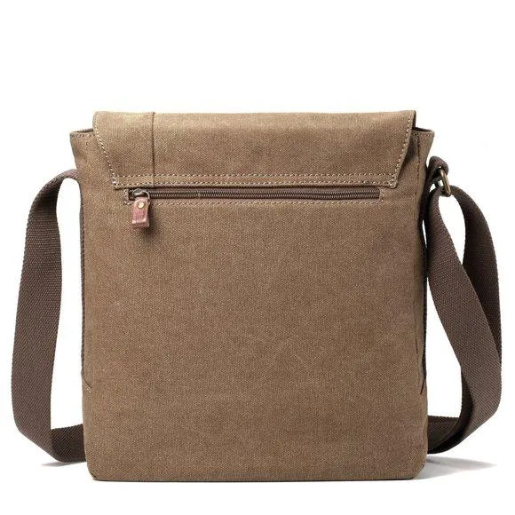 Troop London Organic Cotton Reporter Bag | Brown