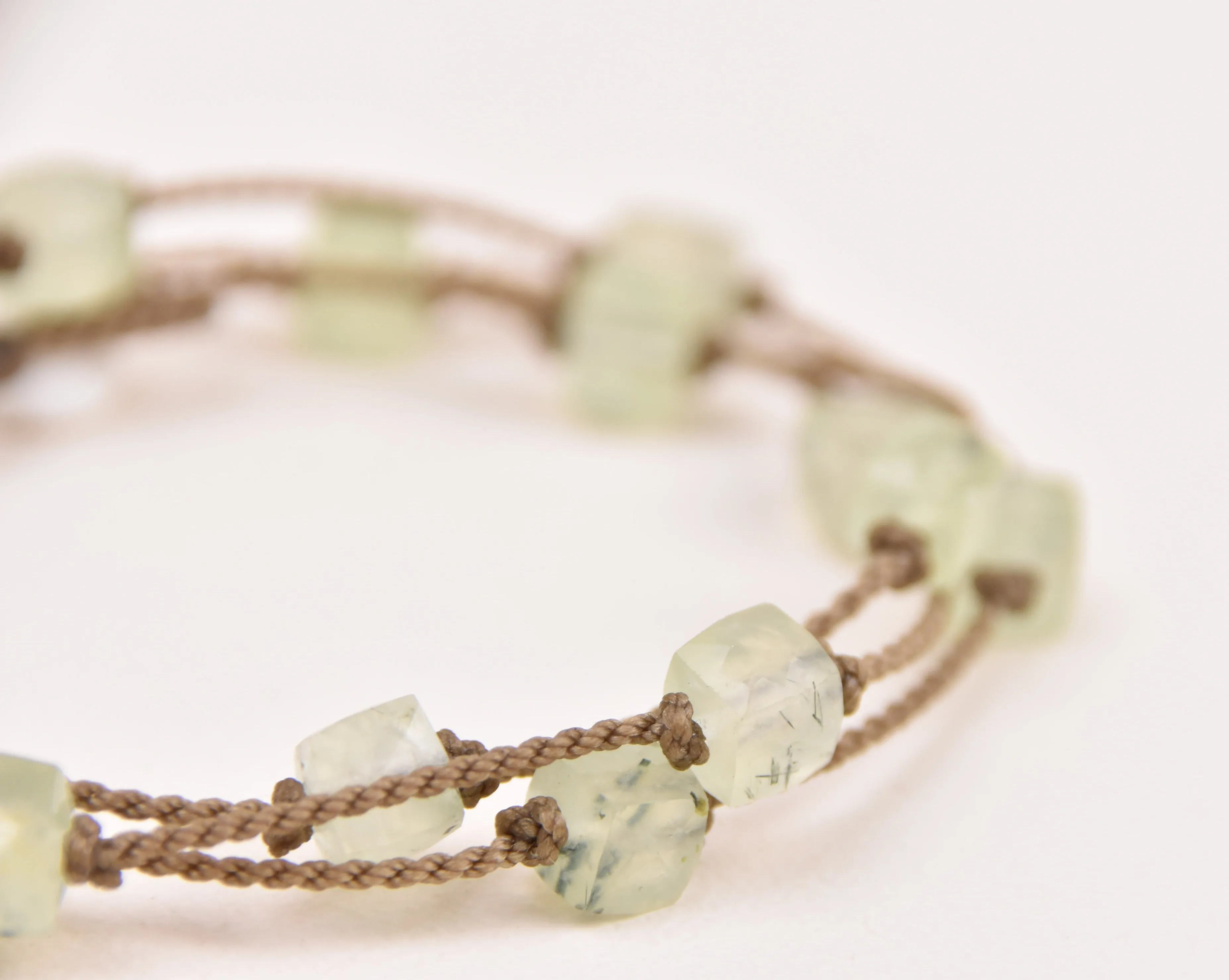 Wrap-0941-Prehnite Cube Petite