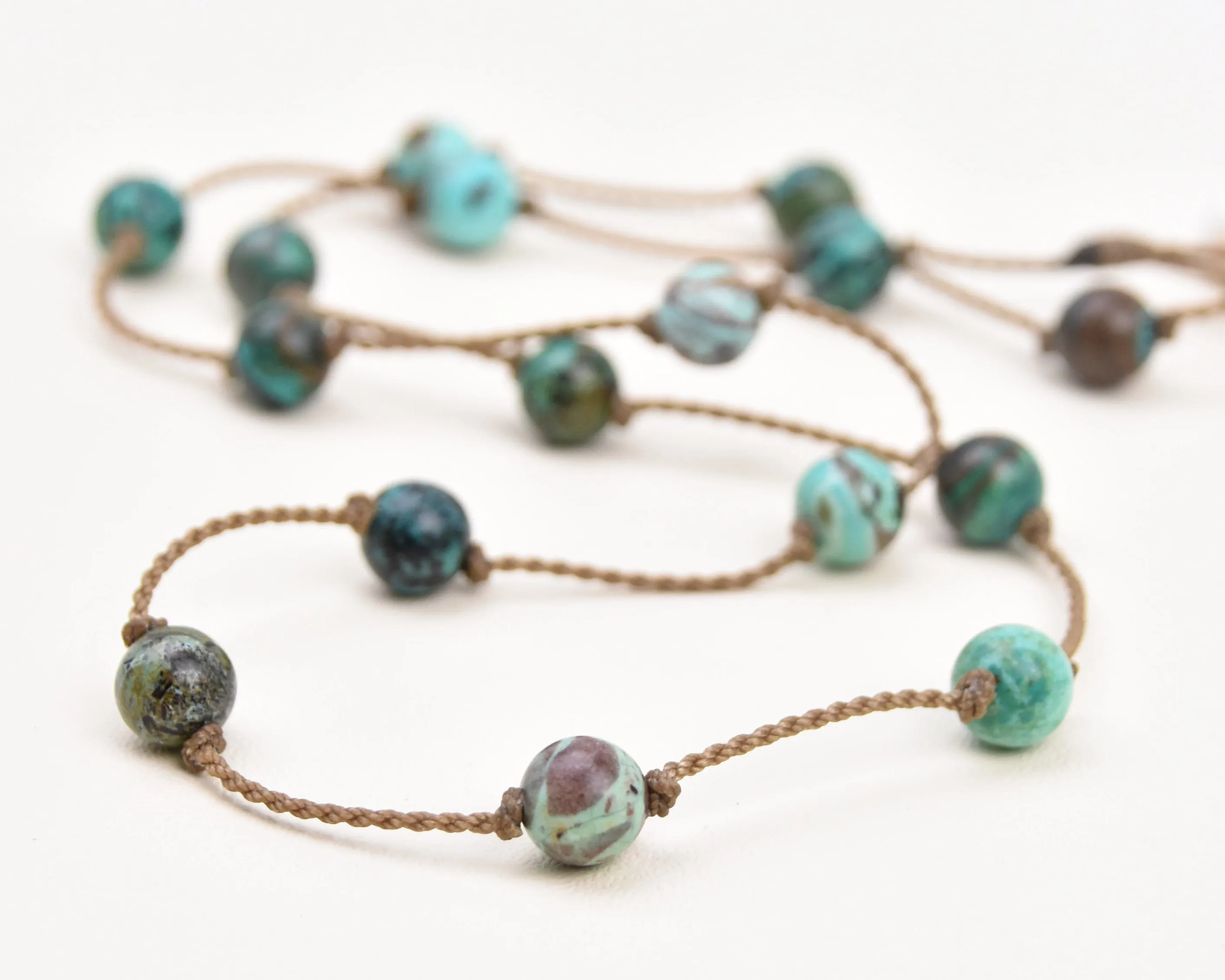 Wrap-1182-Chrysocolla Natural Round Medium