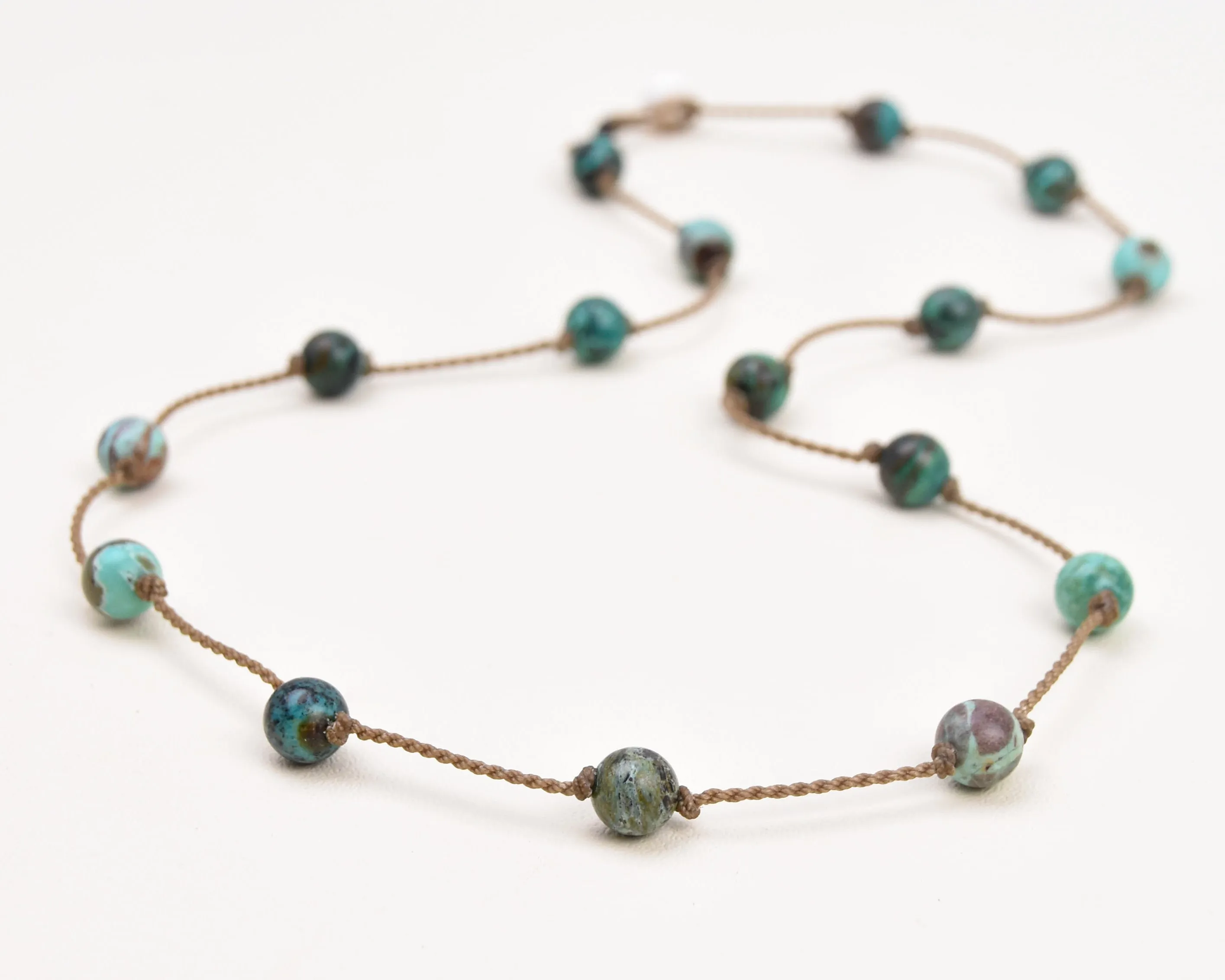 Wrap-1182-Chrysocolla Natural Round Medium