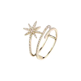 Wrap Around Star Ring