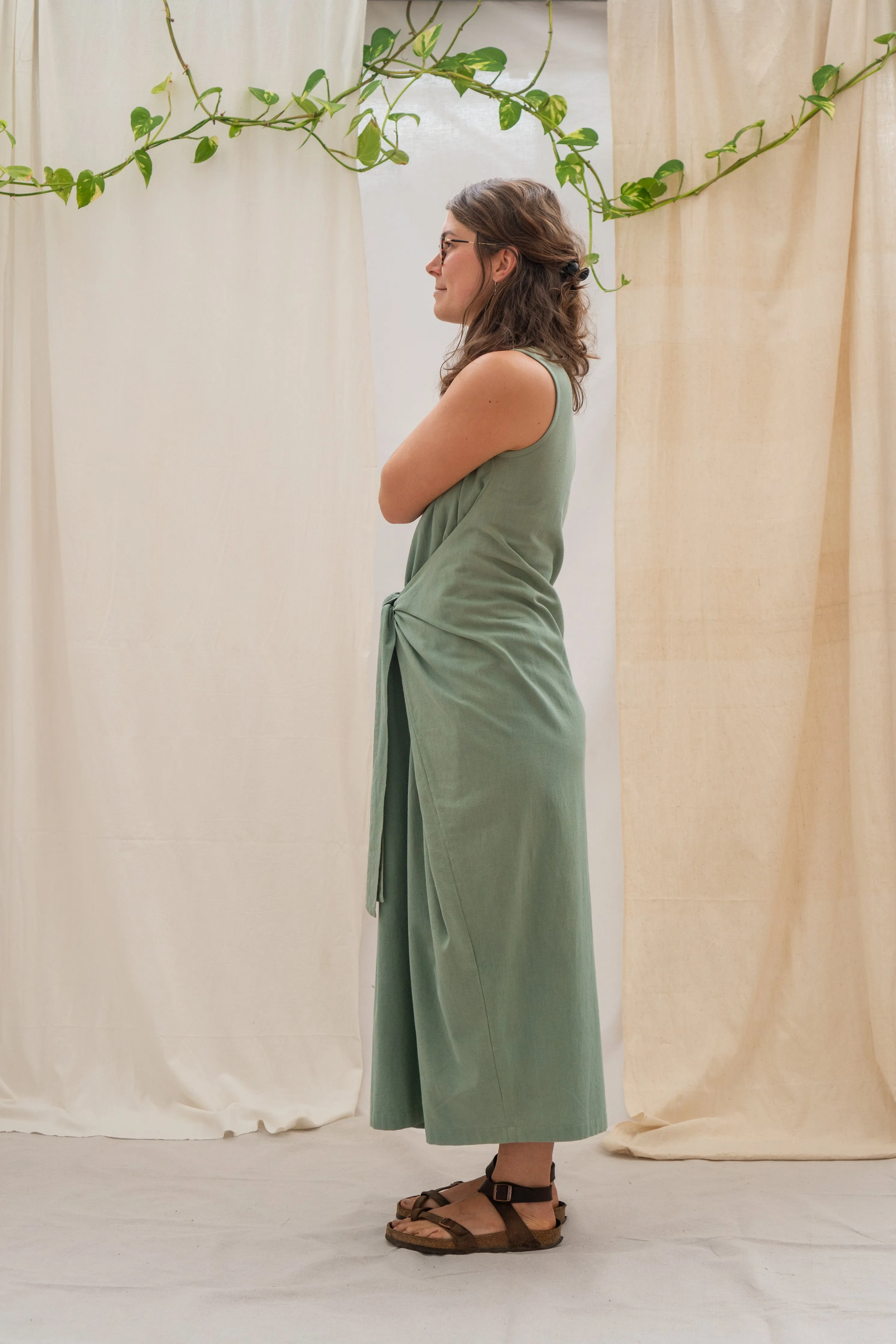 Wrap Dress - Sage