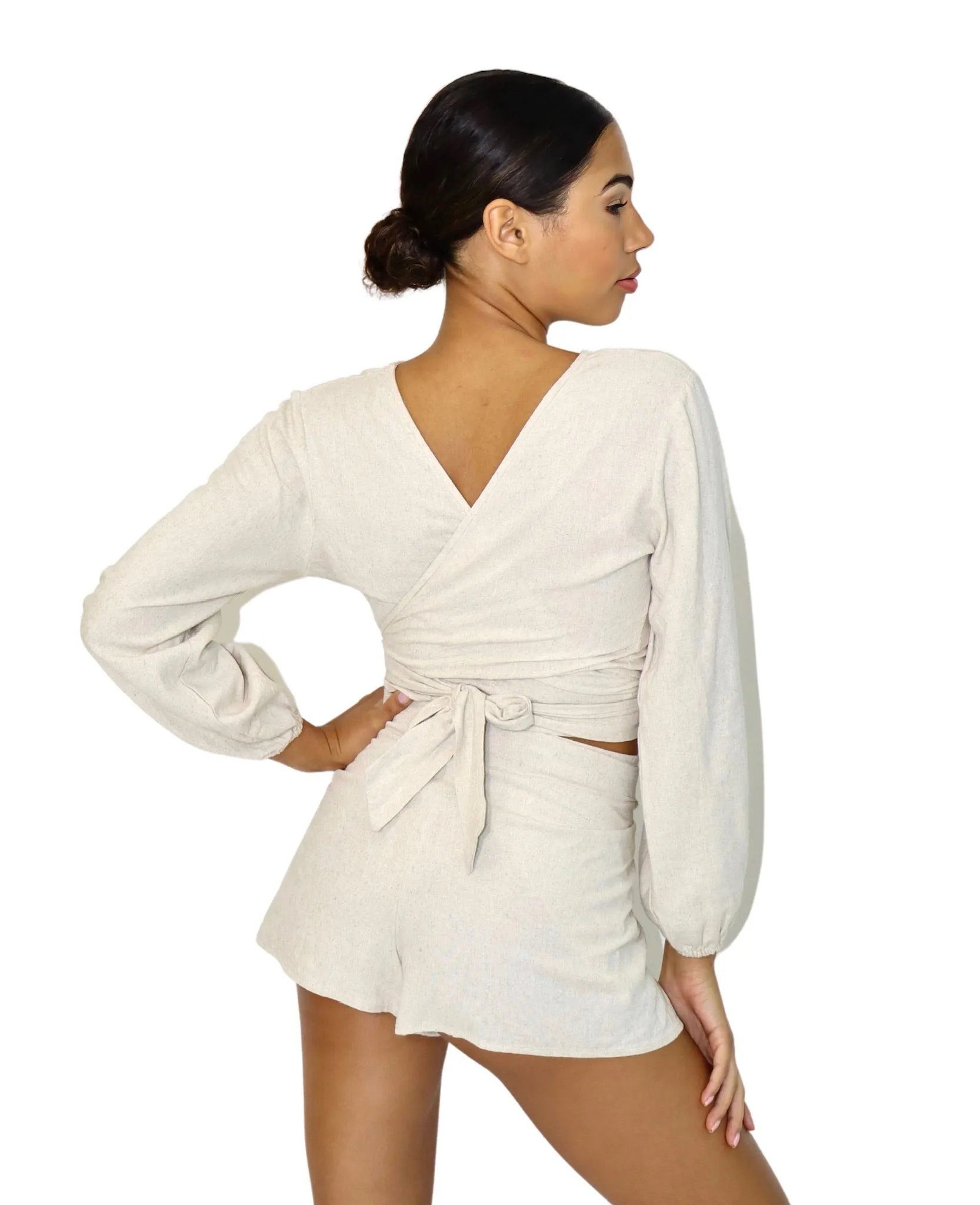 Wrap Short - Linen